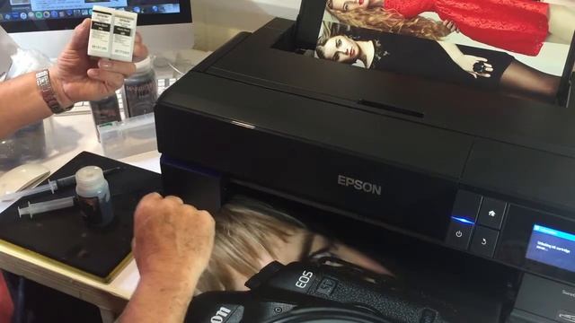 Epson SureColor P800 ProHD Ink Refill System from Marrutt - Installation Part 2 смотреть онлайн