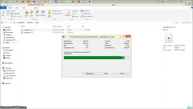 Creating MYSQL database & manually installing WordPress смотреть онлайн