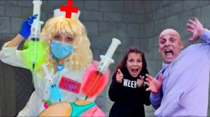 СТРАШНЫЕ УКОЛЫ от ВИРУСА! Сергей НАПАЛ на МЕДСЕСТЕР с УКОЛАМИ! Sergey ATTACKED NURSE with INJECTIONS