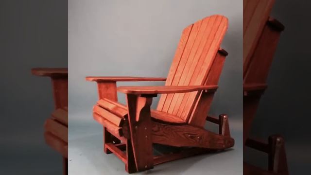Садовое кресло-качалка Адирондак - Adirondack Glider смотреть онлайн