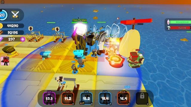 Beating the Level 20 boss in Skibidi War in ROBLOX! смотреть онлайн