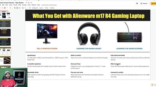 Alienware m17 R4 Gaming Laptop Review | (Latest Model) - 17.3 inch (Full HD) смотреть онлайн