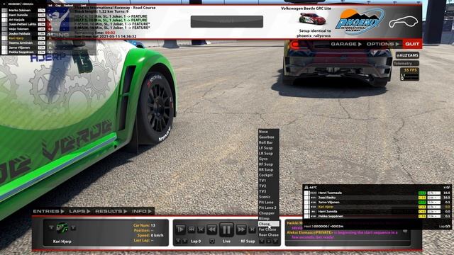 iRacing | FinRX VW Beetle Lite | First race | Phoenix смотреть онлайн
