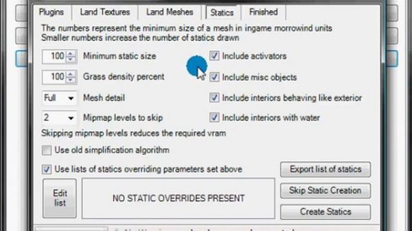 Morrowind Modded - My Morrowind Graphics Extender (MGE) Settings