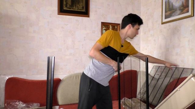 Большая клетка для крыс - распаковка и сборка смотреть онлайн