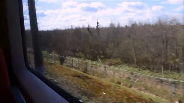 Прибытие на станцию Окуловка на Сапсане