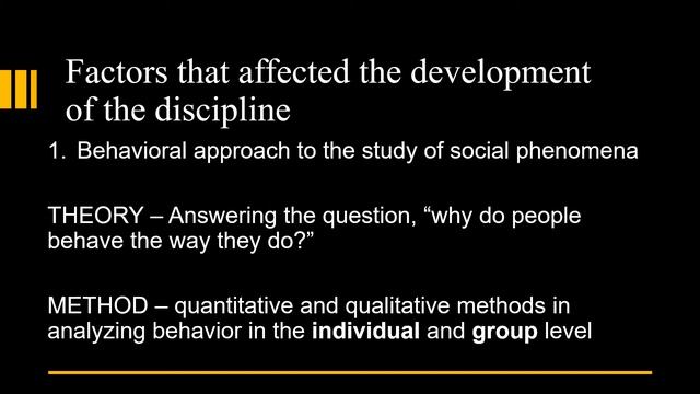 Week 1 - Introduction To Political Sociology