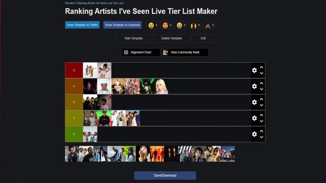 Ranking The Artists I've Seen Live смотреть онлайн