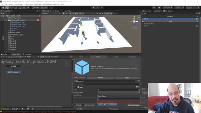 11 - Playmaker NPC Path Finding AI - Unity Playmaker Tutorial смотреть онлайн