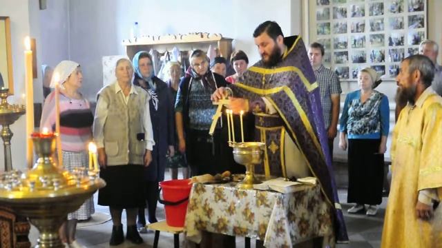 Молебен. Храм Покрова с.Боршева смотреть онлайн