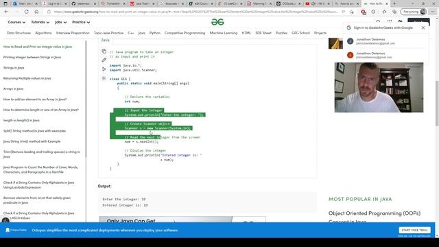 OCE Java I - String substring(int, int) смотреть онлайн