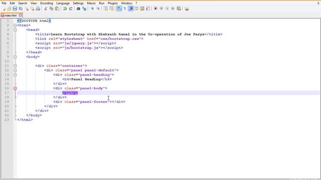 Bootstrap Complete Course # 19/65 Panels смотреть онлайн
