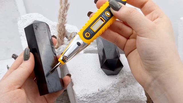 Кристалл из шунгита полированный / Shungite Obelisk Polished Faceted (арт. 17710)