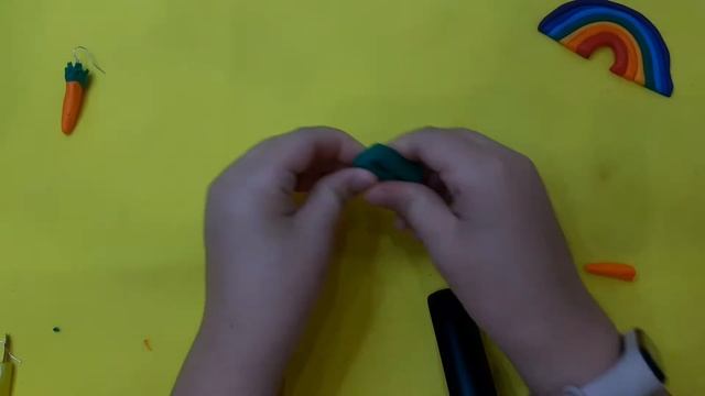DIY. Как сделать морковные серги. смотреть онлайн