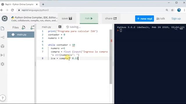 Ciclo While Python смотреть онлайн