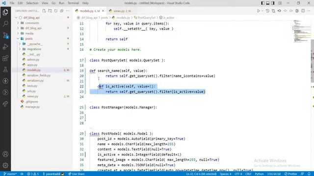 Django Create a Custom Manager with Chainable Queries смотреть онлайн
