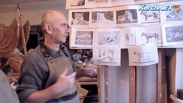 Скульптор Виктор Будин создает львиный прайд смотреть онлайн