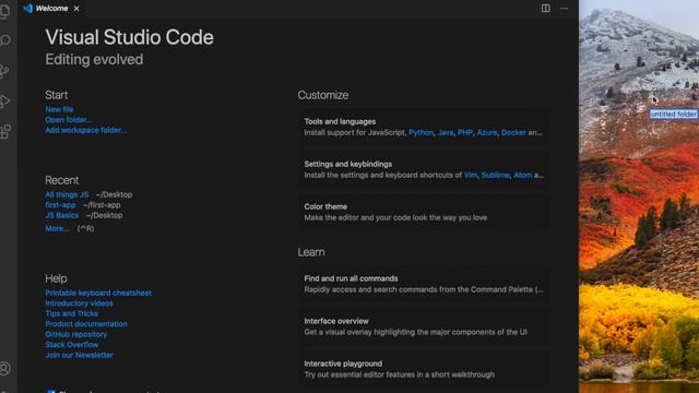 Javascript Tutorial For Beginners 2 # Install Visual Studio Code for JavaScript смотреть онлайн