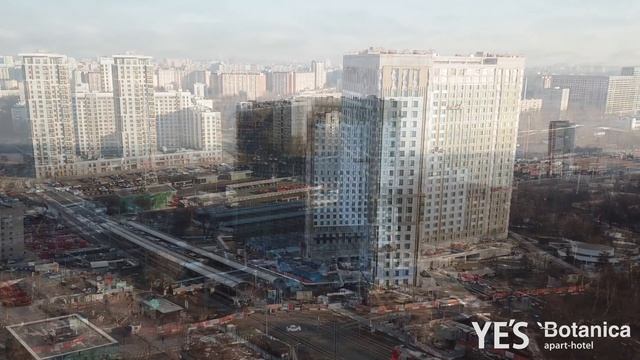 Апарт-отель YE'S Botanica I Ход строительства. Февраль 2020 I ГК Пионер смотреть онлайн