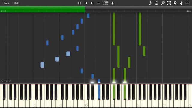 Path of Redemption - I am Setsuna OST [Piano Tutorial] (Synthesia) смотреть онлайн
