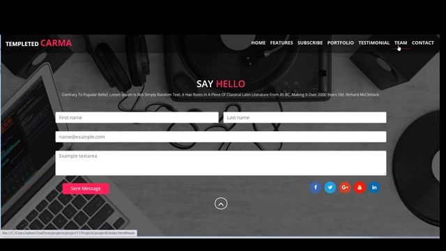 Template Responsive 1 - A Responsive HTML & CSS & java-script& j query With FlexboxGrid تصميم متجاو смотреть онлайн