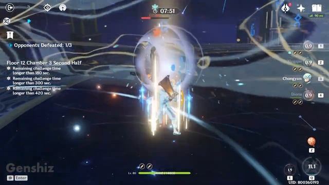 Freeze team Kazuha only 5* main dps spiral abyss floor 12 clear смотреть онлайн
