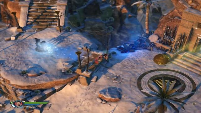 Lara Croft and the Temple of Osiris Прохождение 13 Освободите 4 замерзших шестеренки при помощи бом смотреть онлайн