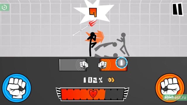 Обзор - Stickman fighter: Epic battle - для Андроид смотреть онлайн