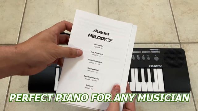 Alesis Melody 32 – Electric Keyboard Digital Piano with 32 Keys, Speakers Review смотреть онлайн