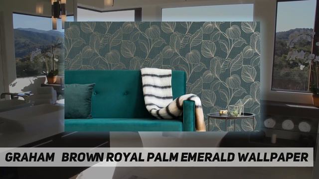 Graham & Brown Royal Palm Emerald Wallpaper AZ Review смотреть онлайн