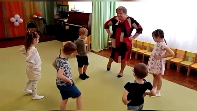 Разучим танцевальное движение для детей 5-6 лет смотреть онлайн