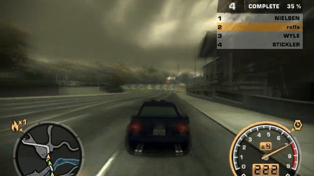 Need for speed most wanted Race Sprint with slepeer Audi A4 FSI Quatrro смотреть онлайн