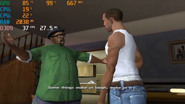 AMD A6-5400K \ NVIDIA GeForce 9300 GE \ Grand Theft Auto: San Andreas @1080p low settings (4GB RAM) смотреть онлайн