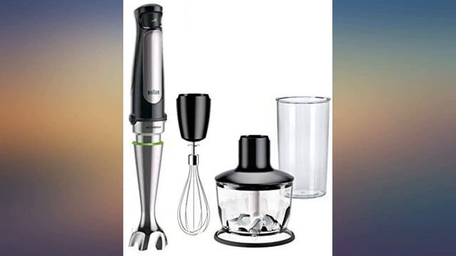 Braun 3-in-1 Immersion Hand Blender, Powerful 500W Stainless Steel Stick Blender, review смотреть онлайн