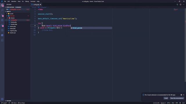 PROYECTO PHP POO CON PDO BÁSICO: Haciendo la conexión смотреть онлайн