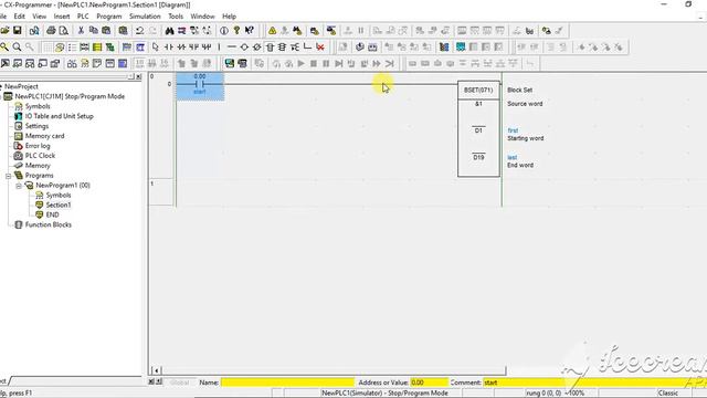bset(071) instruction programming in omron plc cj2m in cx designer 9.6 смотреть онлайн