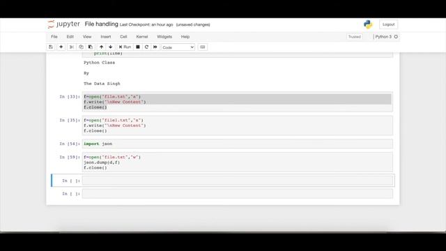 #22 JSON File Handling in Python Part 2 | File IO Python | Read / Write JSON Files in Python [Hindi смотреть онлайн