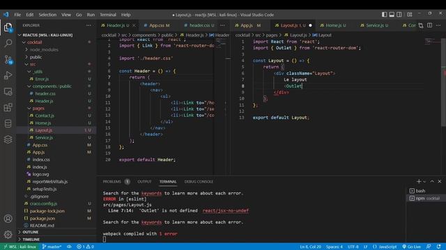 REACTJS 18 JWT 7/? - Route Nested et Layout public смотреть онлайн
