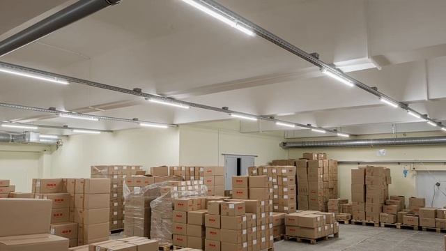 Складское освещение производственно-торгового предприятия смотреть онлайн