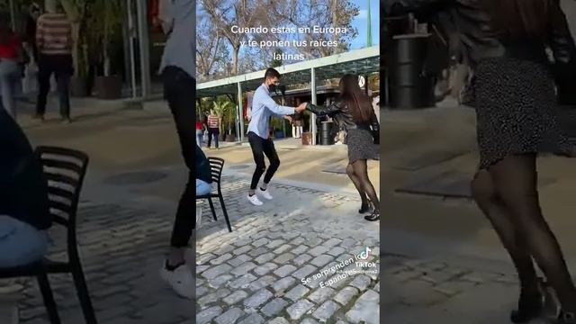 Latinos bailando en Europa смотреть онлайн