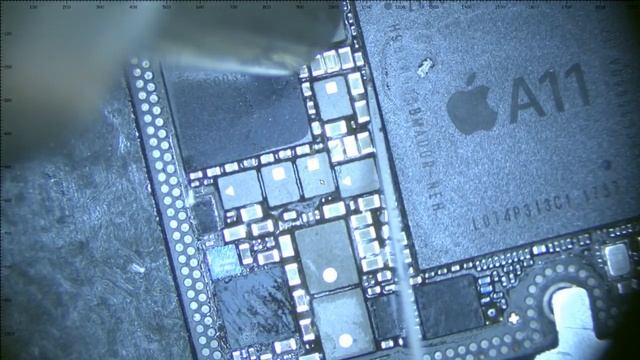 iPhone X CPU Reballing / перекатка процессора смотреть онлайн