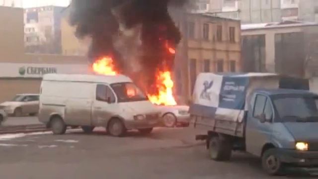 Копия видео горит машина в кемерове смотреть онлайн