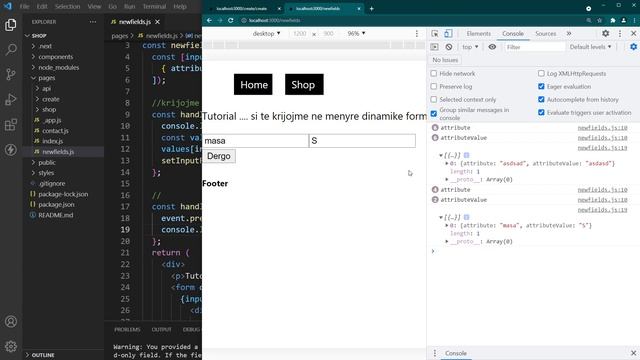 Si te Krijojme FormFields ne menyre dinamike ne React Dhe NextJs duke perdorur useState Hook смотреть онлайн