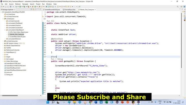 #FrameworksReport - 10 | How to Record Your Tests Case Execution Using Monte ScreenRecorder ? | смотреть онлайн