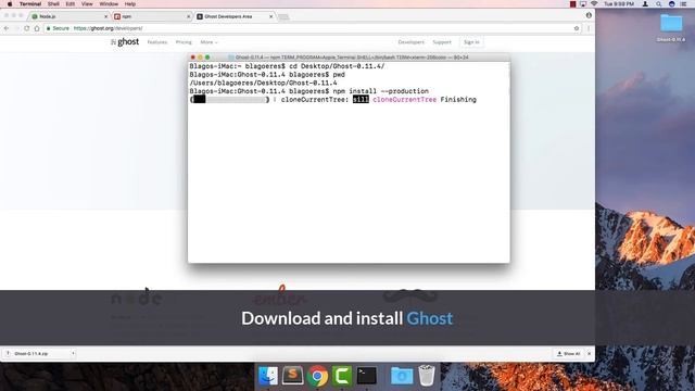 How to install Ghost blog on Mac смотреть онлайн