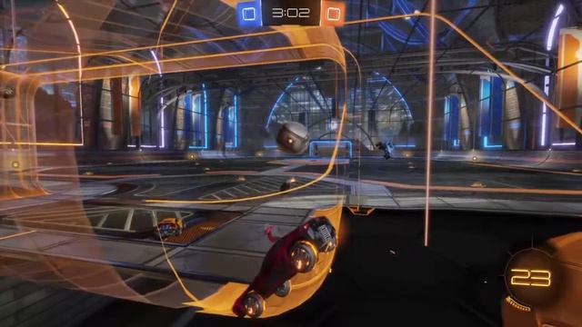 Epic rocket league save (slowed Down)