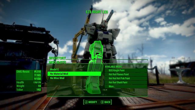 GUNDAM POWER ARMOR MOD - Fallout 4 Mod Review PC смотреть онлайн