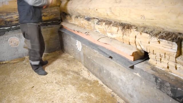 РЕМОНТ НИЖНЕГО ВЕНЦА СРУБА смотреть онлайн