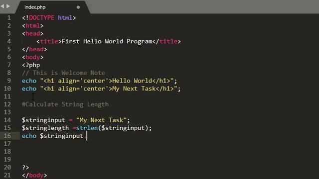 How to Calculate String Length in PHP - Complete Web Development Course смотреть онлайн