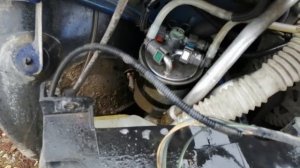 Как легко поменять топливный фильтр на рено меган 2 дизель 1.5 86л